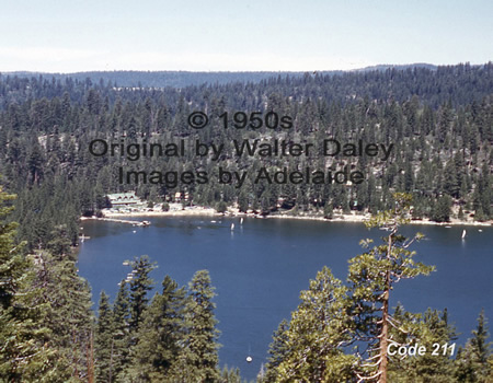 Pinecrest Lodge from Dodge Ridge Road 1946
